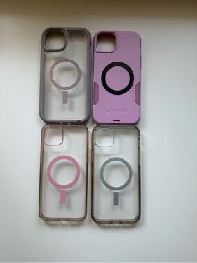 4 iPhone 15 plus Otter-box cases
